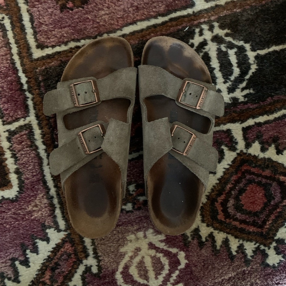Suede Birkenstocks